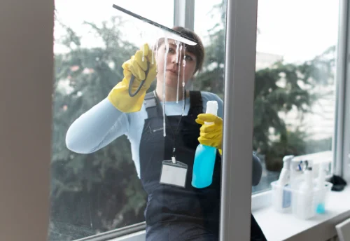 Nettoyage de vitres intérieures et extérieures à Saint-Romain-la-Motte